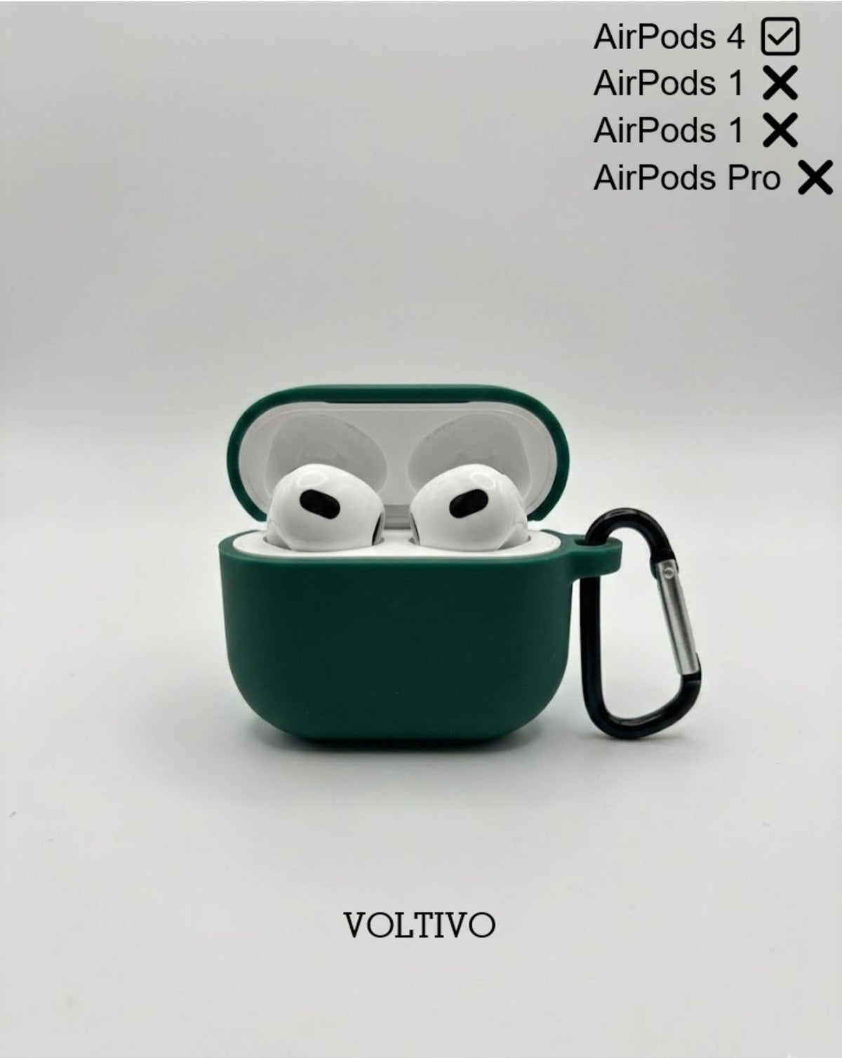 Air Pods 4. Nesil Uyumlu Renkli Kir Tutmaz Silikon Kancalı Kılıf
