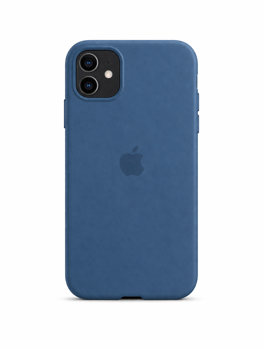 Apple iPhone Lacivert Premium Dokulu Silikon