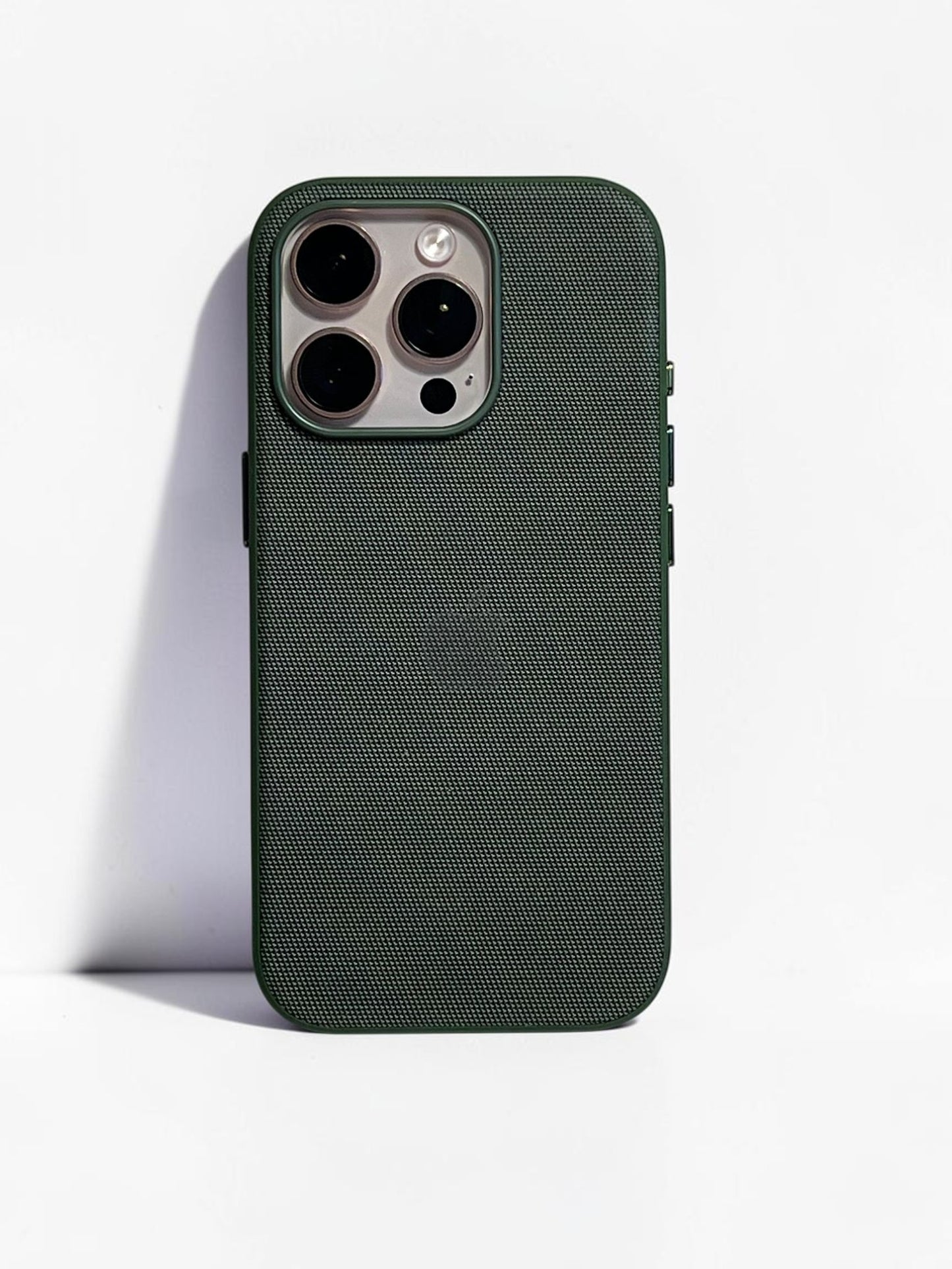 Apple iPhone Uyumlu Yeşil Tech Woven Kılıf