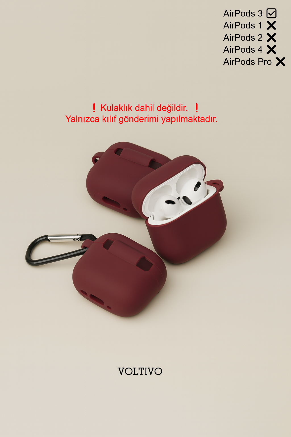 AirPods 3. Nesil Uyumlu Premium Kulaklık Kılıflarımız