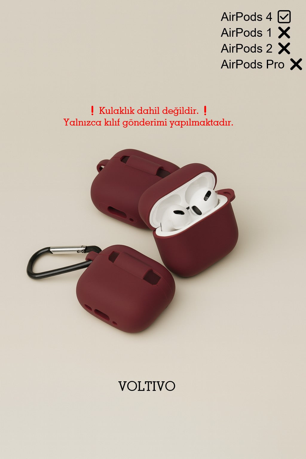 AirPods 4. Nesil Uyumlu Premium Kulaklık Kılıflarımız