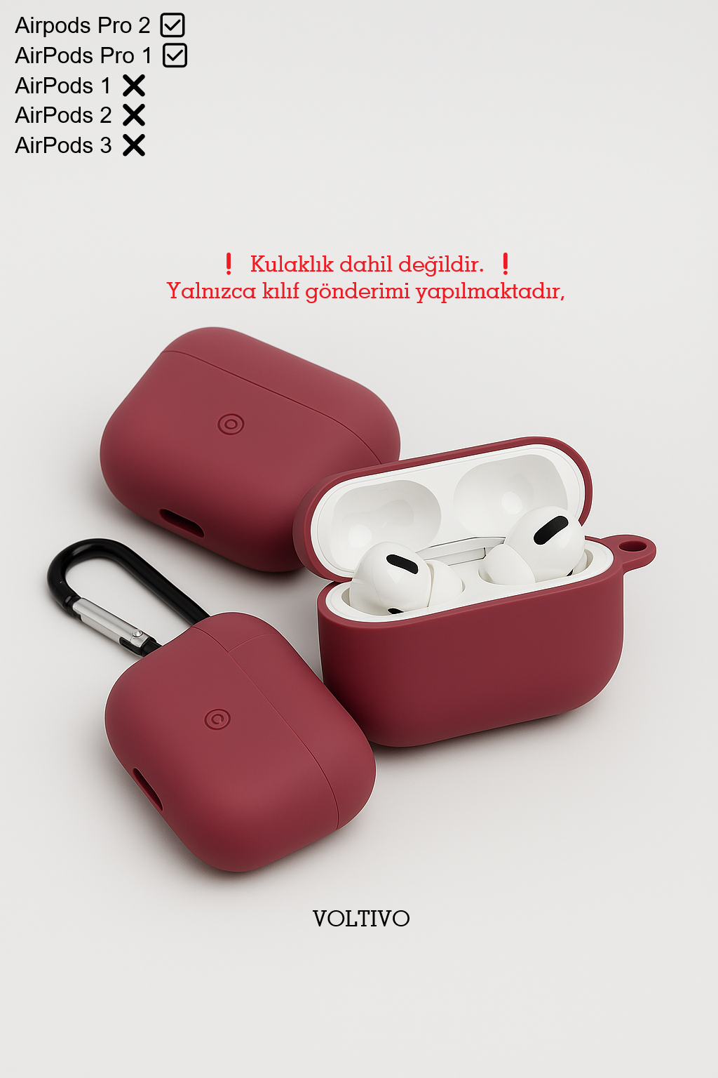 AirPods Pro 1. ve Pro 2. Nesil Uyumlu Premium Kulaklık Kılıflarımız