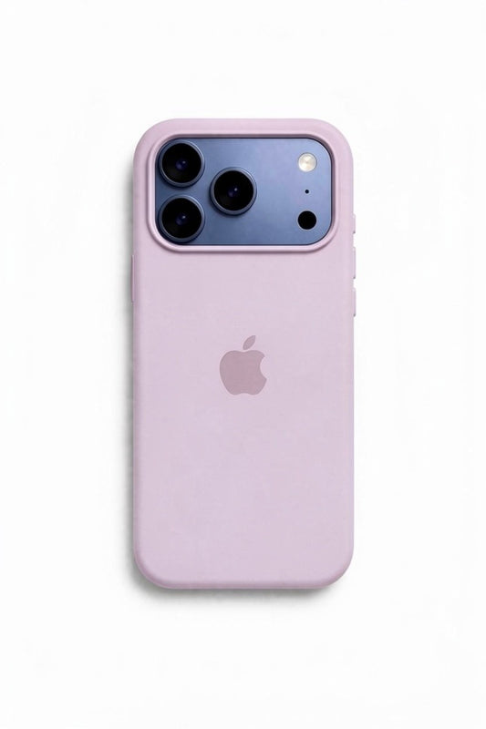 Apple iPhone Açık Mor Premium Dokulu Silikon
