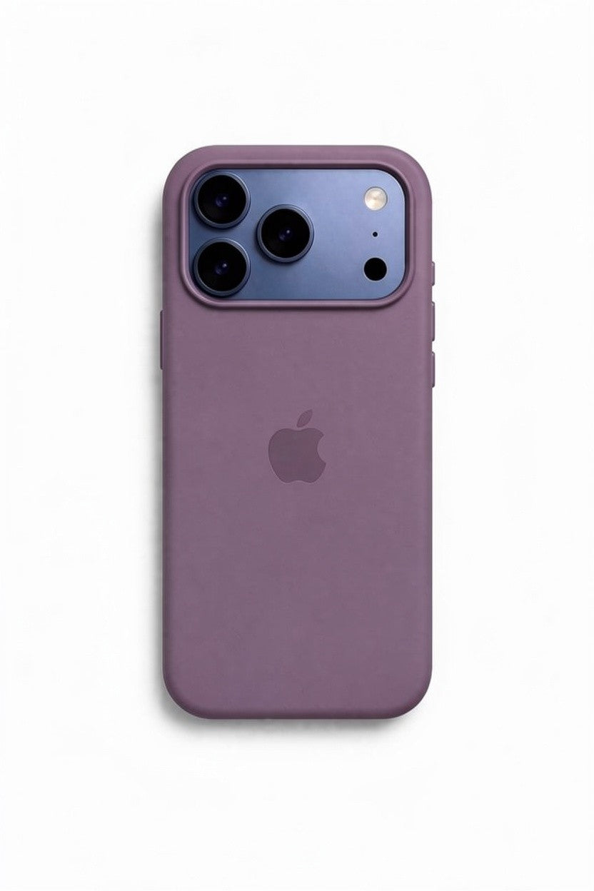 Apple iPhone Leylak Rengi Premium Dokulu Silikon