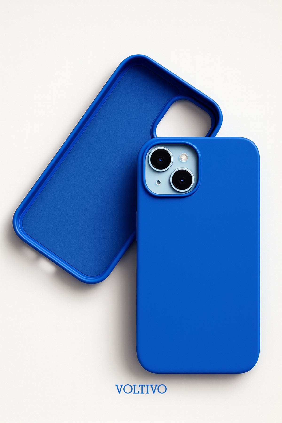 iPhone 13 ve iPhone 14 Uyumlu İçi Kadife Lansman Silikon Kılıf