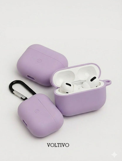 Air Pods Pro 3. Nesil Uyumlu Renkli Kir Tutmaz Silikon Kancalı Kılıf