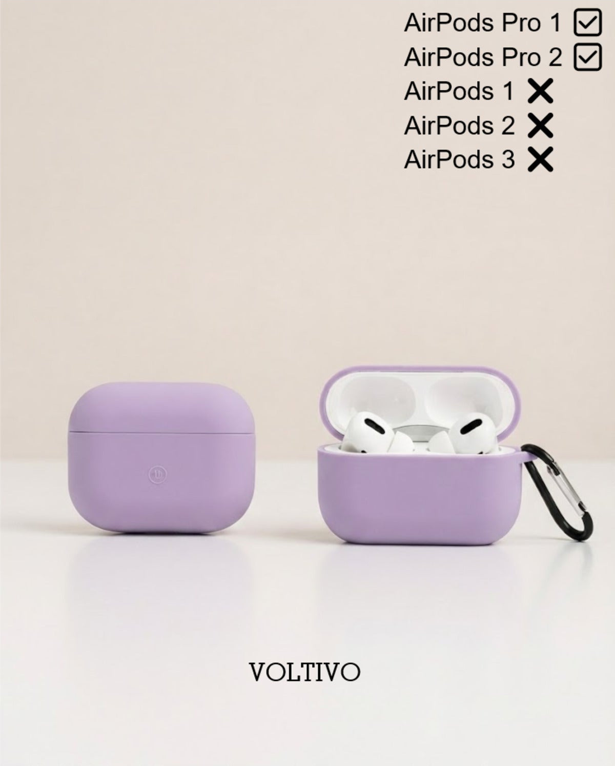 Air Pods Pro 1. Nesil Ve Pro 2. Nesil Uyumlu Renkli Kir Tutmaz Silikon Kancalı Kılıf