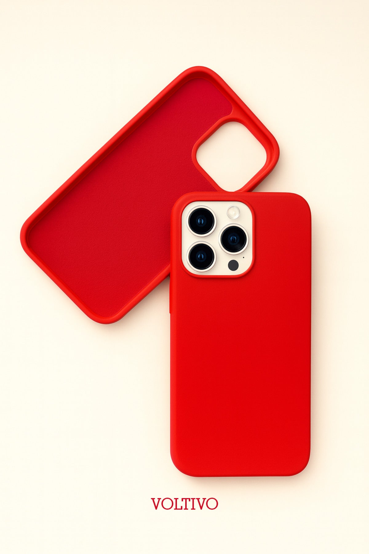 iPhone 14 Pro Max Uyumlu İçi Kadife Lansman Silikon Kılıf
