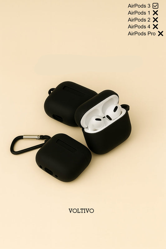 Air Pods 3. Nesil Uyumlu Renkli Kir Tutmaz Silikon Kancalı Kılıf