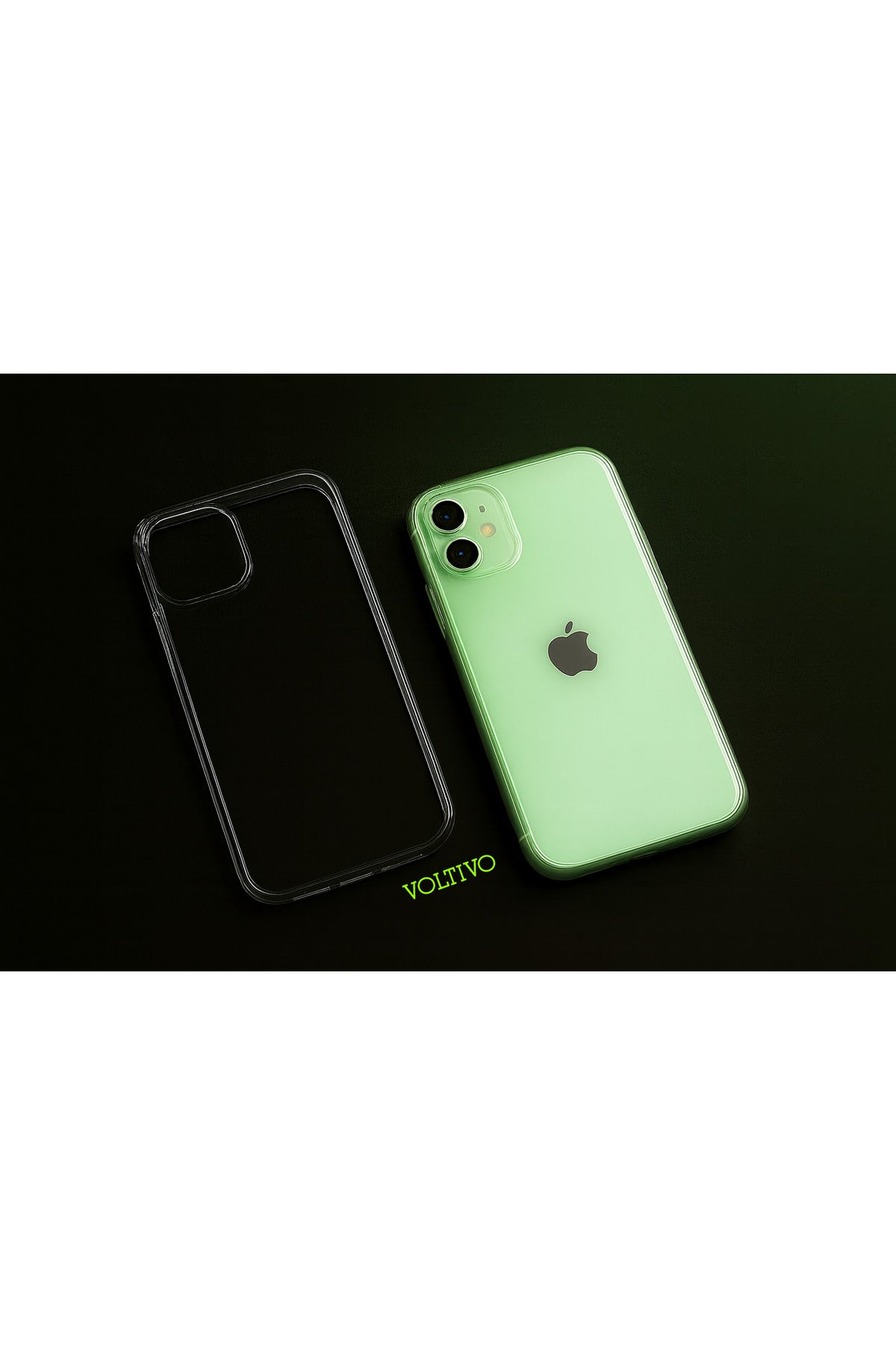 iPhone 12 Ultra İnce Şeffaf Silikon Kılıf