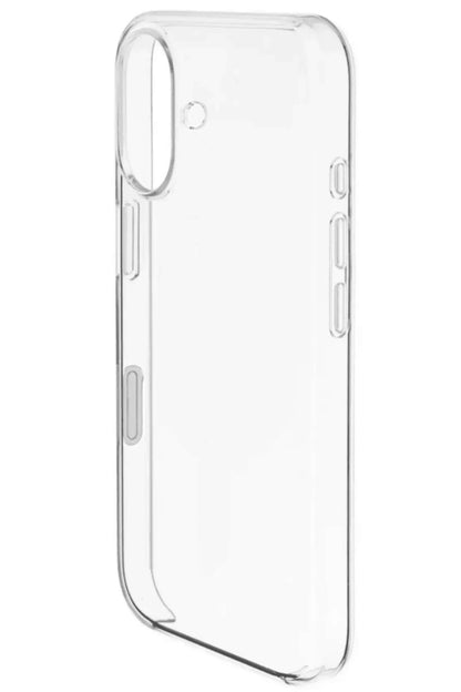 iPhone 16 - Sert Mika Şeffaf SARARMAZ İnce Altı Kesik Premium Kılıf