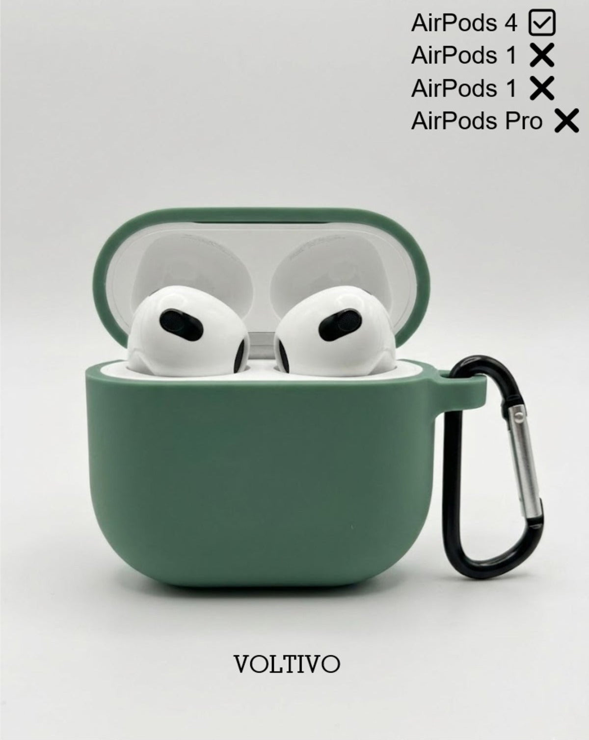 Air Pods 4. Nesil Uyumlu Renkli Kir Tutmaz Silikon Kancalı Kılıf