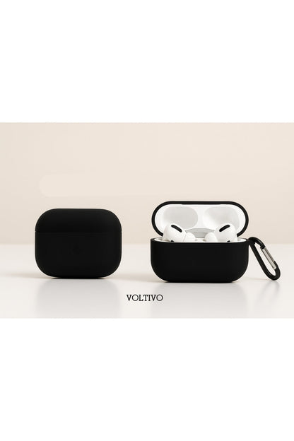 Air Pods Pro 3. Nesil Uyumlu Renkli Kir Tutmaz Silikon Kancalı Kılıf