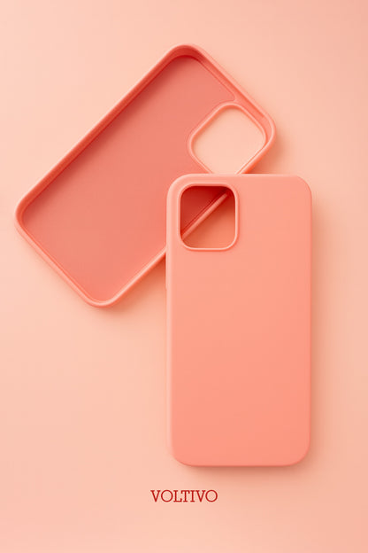 iPhone 12 / 12 Pro Uyumlu İçi Kadife Lansman Silikon Kılıf