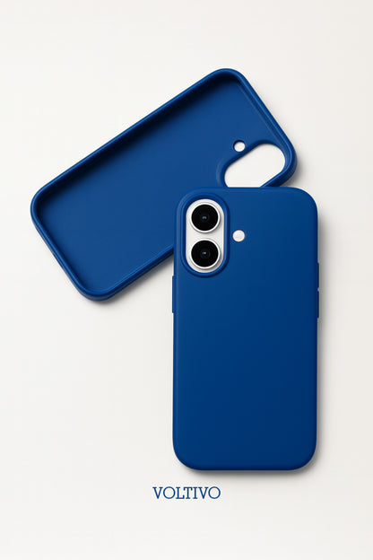 iPhone 16 Uyumlu İçi Kadife Lansman Silikon Kılıf