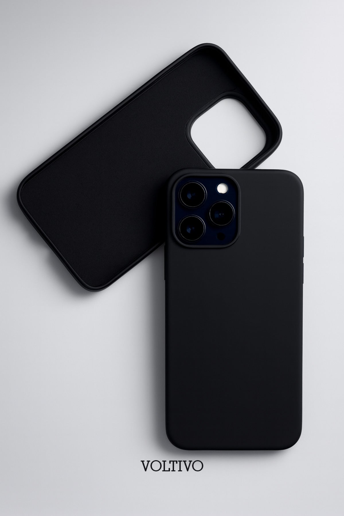 iPhone 14 Pro Max Uyumlu İçi Kadife Lansman Silikon Kılıf