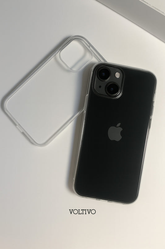 iPhone 14 Ultra İnce Şeffaf Silikon Kılıf