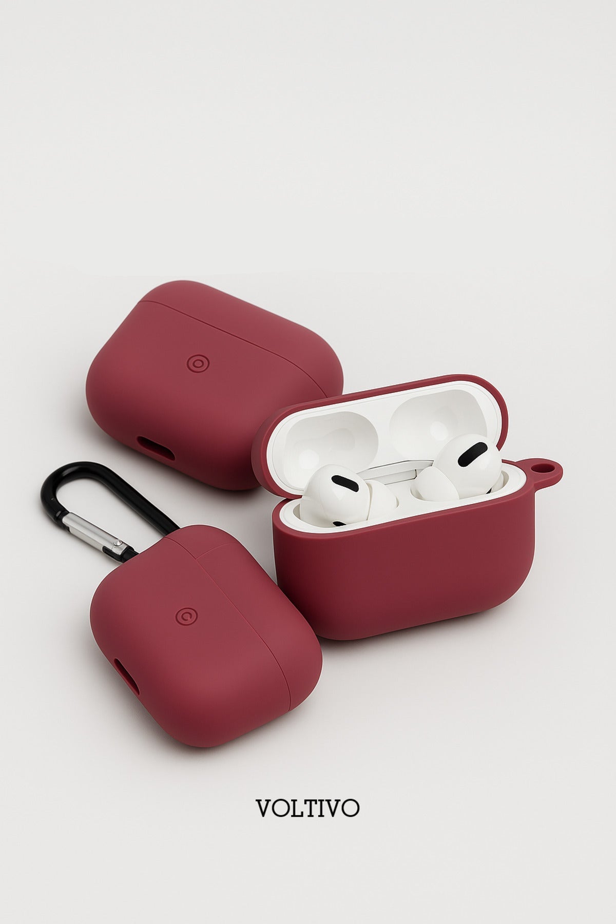 Air Pods Pro 3. Nesil Uyumlu Renkli Kir Tutmaz Silikon Kancalı Kılıf