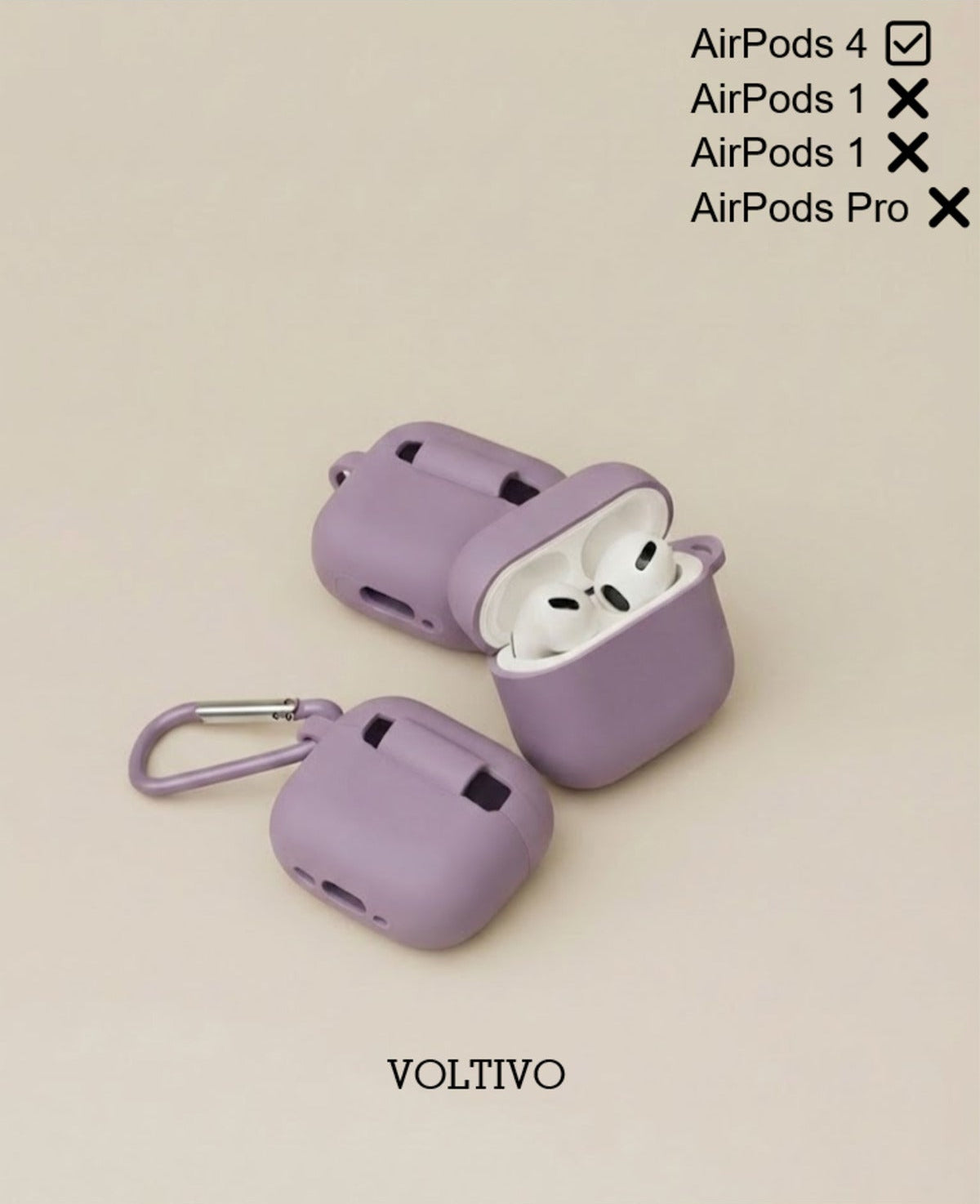 Air Pods 4. Nesil Uyumlu Renkli Kir Tutmaz Silikon Kancalı Kılıf