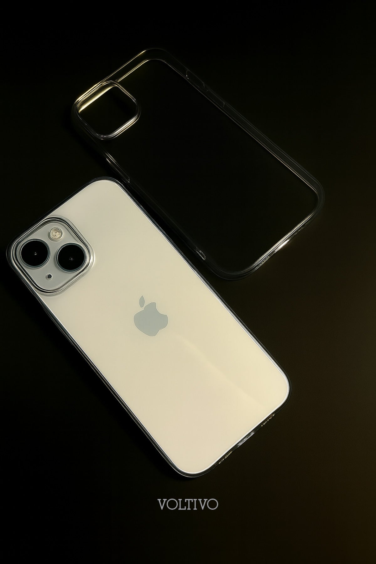 iPhone 15 - Ultra İnce Sade Şeffaf Silikon Kılıf