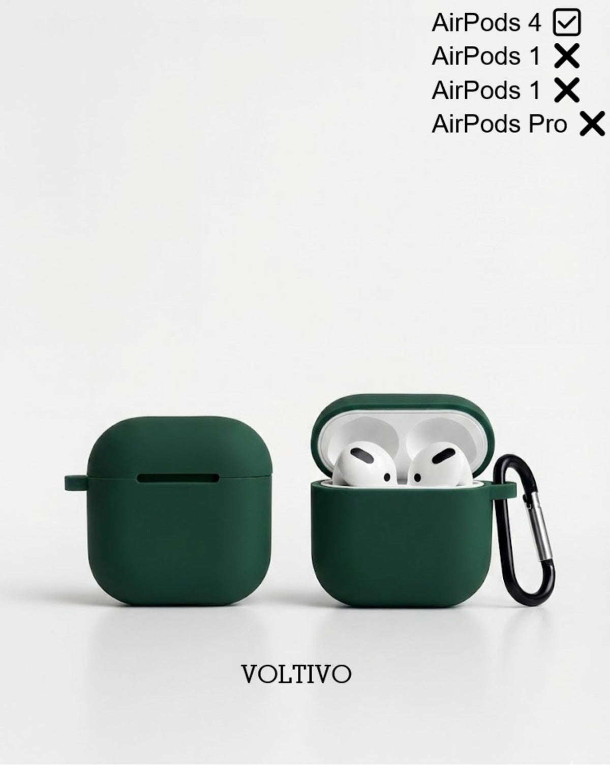 Air Pods 4. Nesil Uyumlu Renkli Kir Tutmaz Silikon Kancalı Kılıf