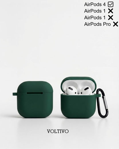 Air Pods 4. Nesil Uyumlu Renkli Kir Tutmaz Silikon Kancalı Kılıf