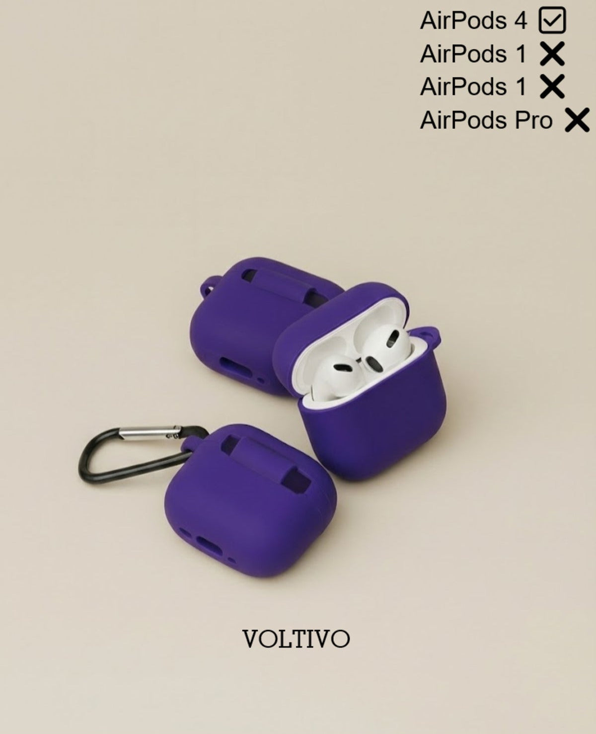 Air Pods 4. Nesil Uyumlu Renkli Kir Tutmaz Silikon Kancalı Kılıf