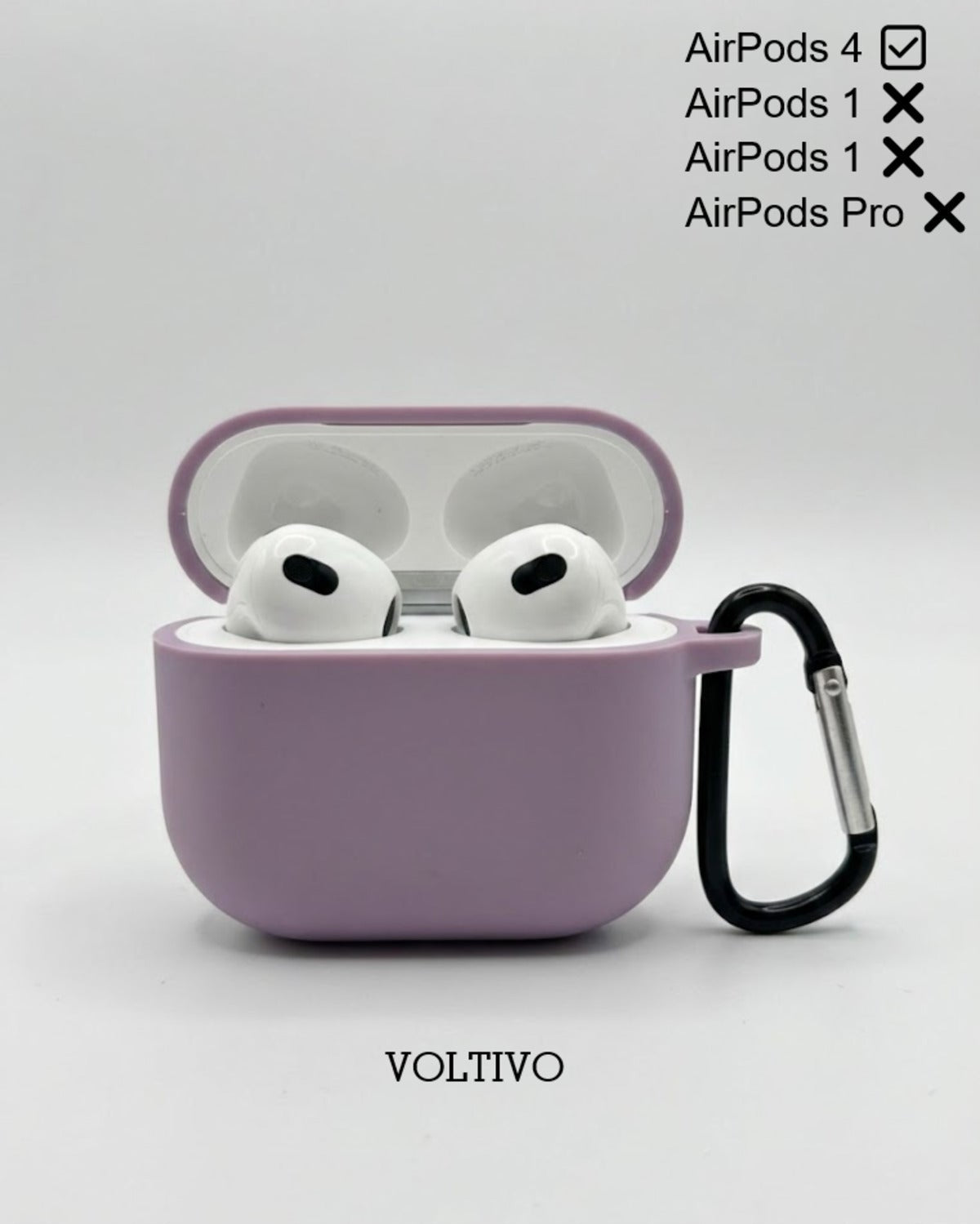 Air Pods 4. Nesil Uyumlu Renkli Kir Tutmaz Silikon Kancalı Kılıf