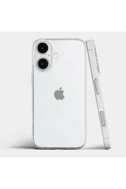 iPhone 16 Ultra İnce Şeffaf Silikon Kılıf