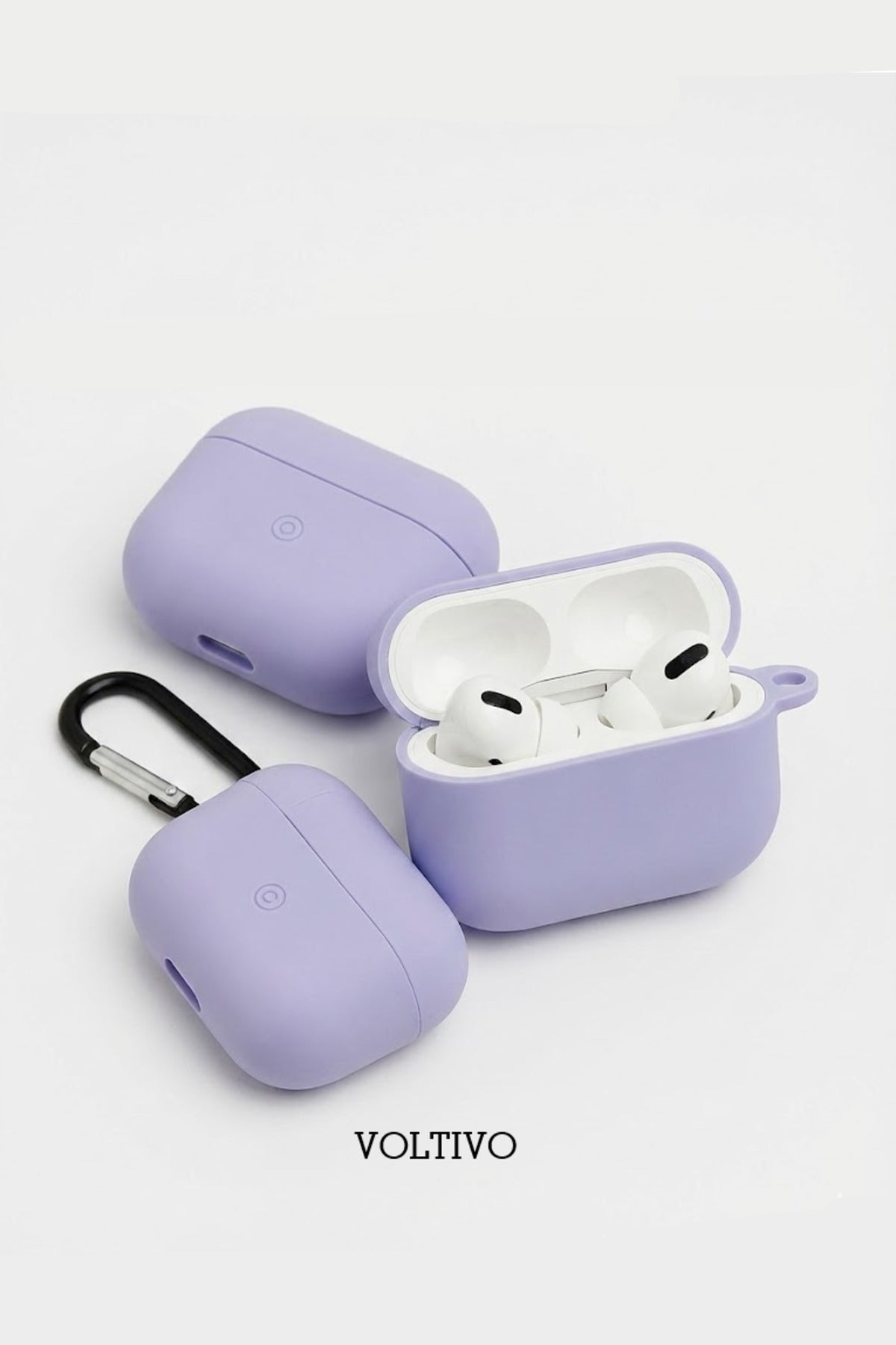 Air Pods Pro 3. Nesil Uyumlu Renkli Kir Tutmaz Silikon Kancalı Kılıf