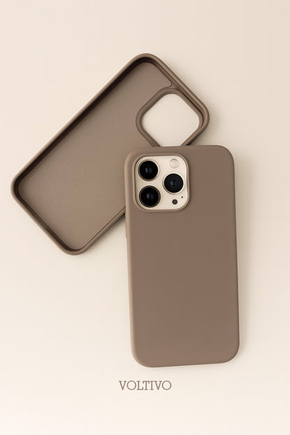 iPhone 13 Pro Uyumlu İçi Kadife Lansman Silikon Kılıf