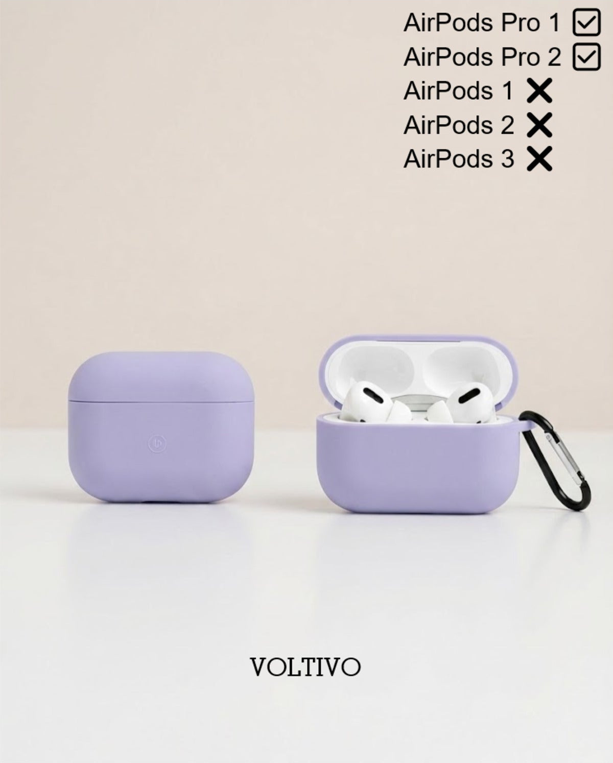 Air Pods Pro 1. Nesil Ve Pro 2. Nesil Uyumlu Renkli Kir Tutmaz Silikon Kancalı Kılıf