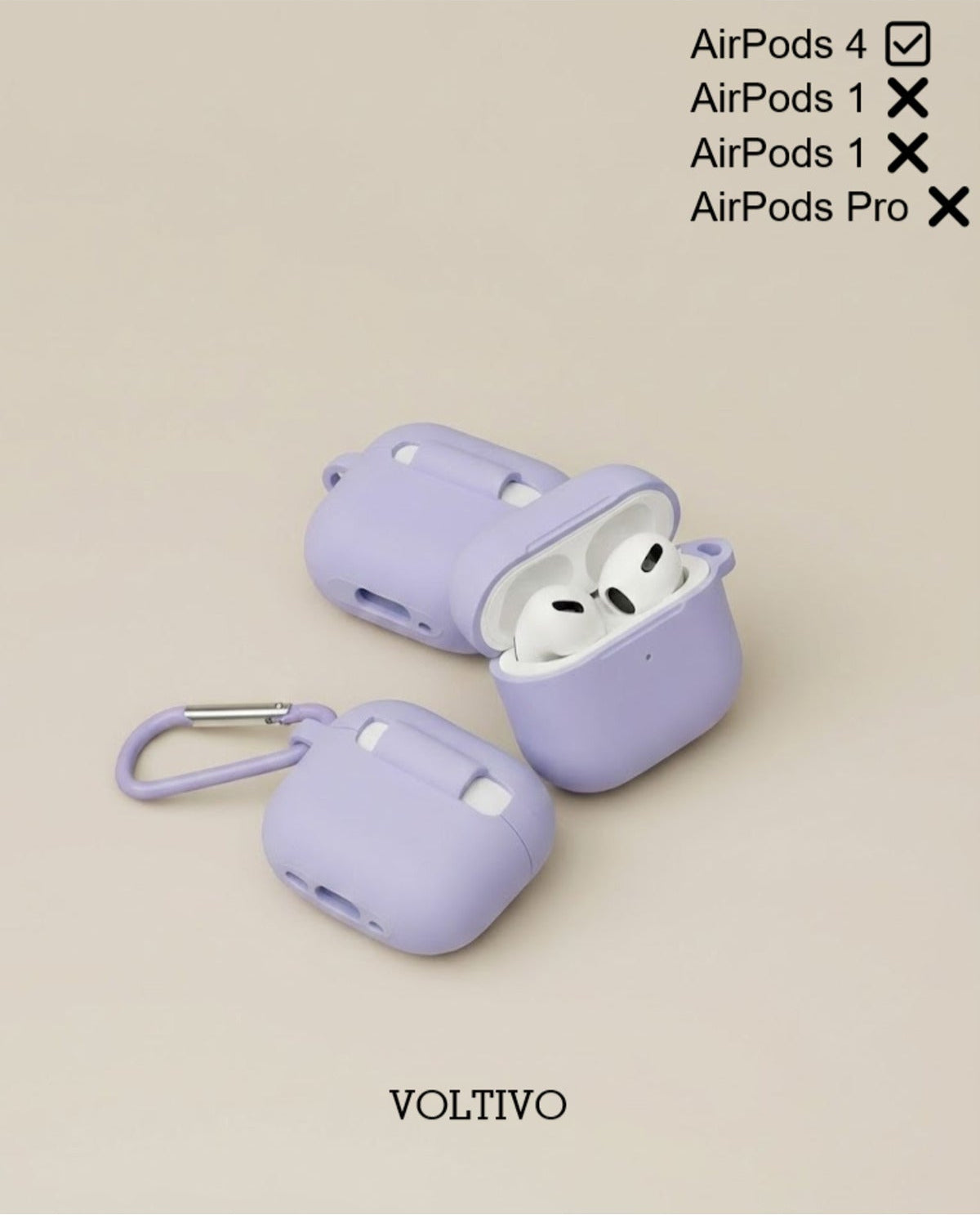 Air Pods 4. Nesil Uyumlu Renkli Kir Tutmaz Silikon Kancalı Kılıf
