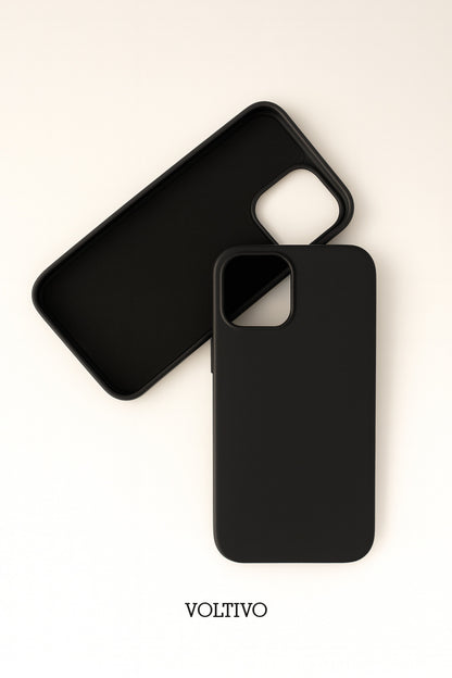 iPhone 12 Pro Max Uyumlu İçi Kadife Lansman Silikon Kılıf