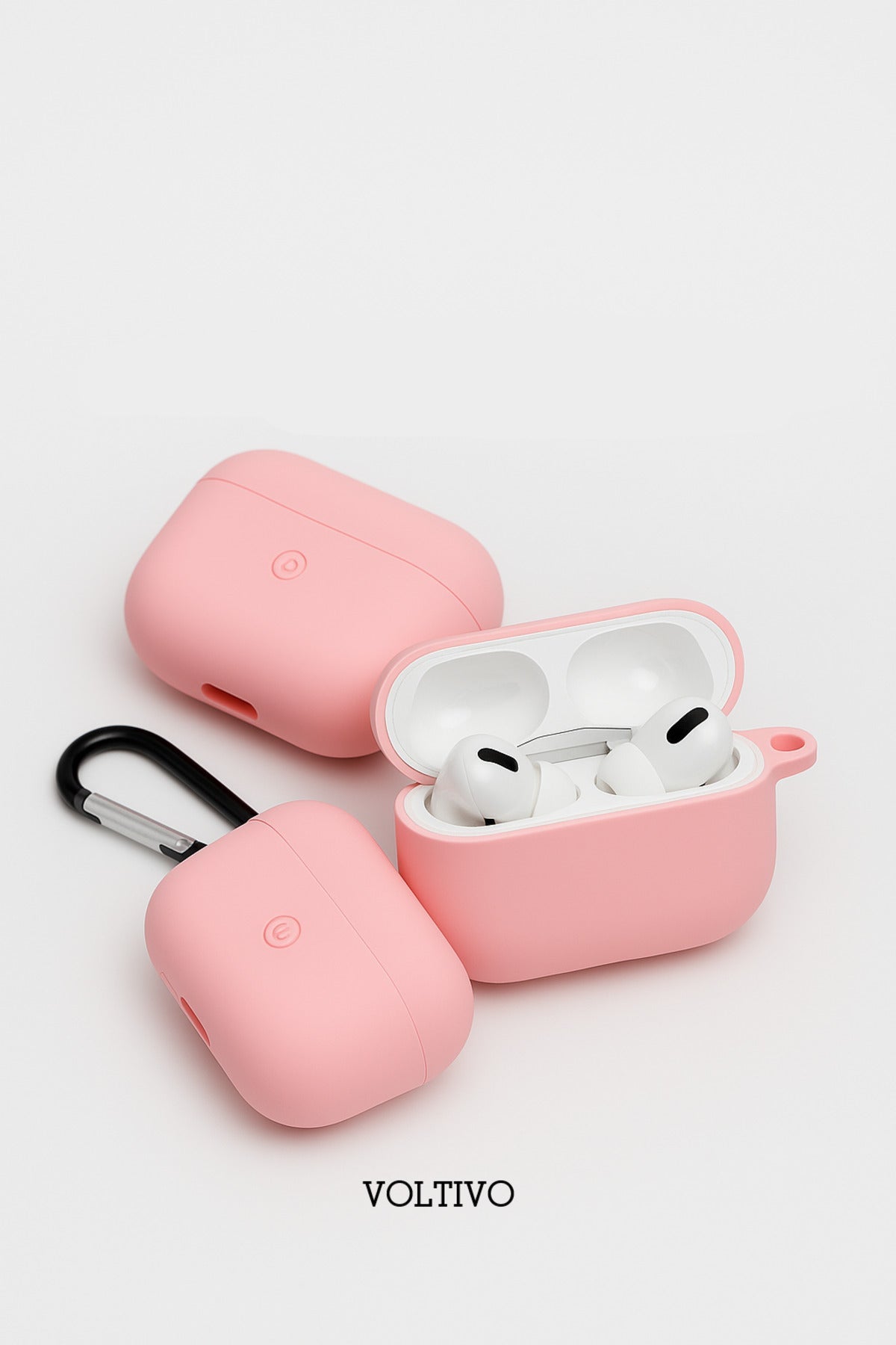 Air Pods Pro 3. Nesil Uyumlu Renkli Kir Tutmaz Silikon Kancalı Kılıf