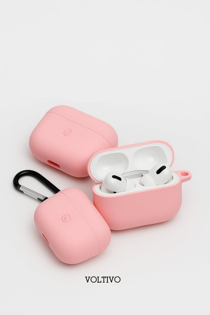 Air Pods Pro 3. Nesil Uyumlu Renkli Kir Tutmaz Silikon Kancalı Kılıf