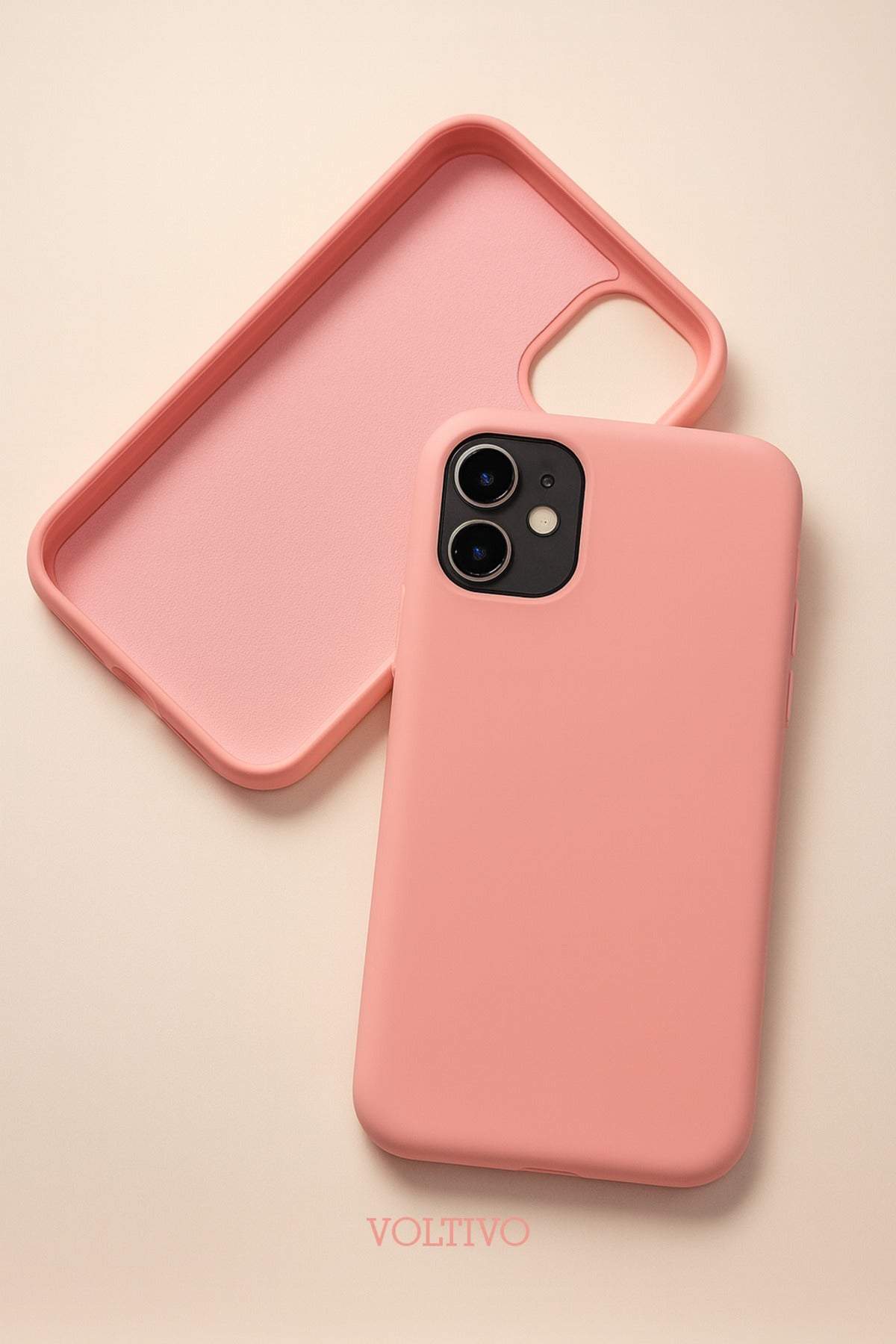 İphone 11 Uyumlu İçi Kadife Lansman Silikon Kılıf