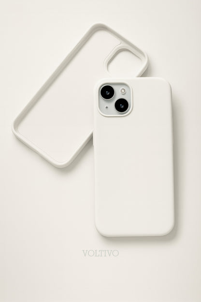 iPhone 15 Uyumlu İçi Kadife Lansman Silikon Kılıf