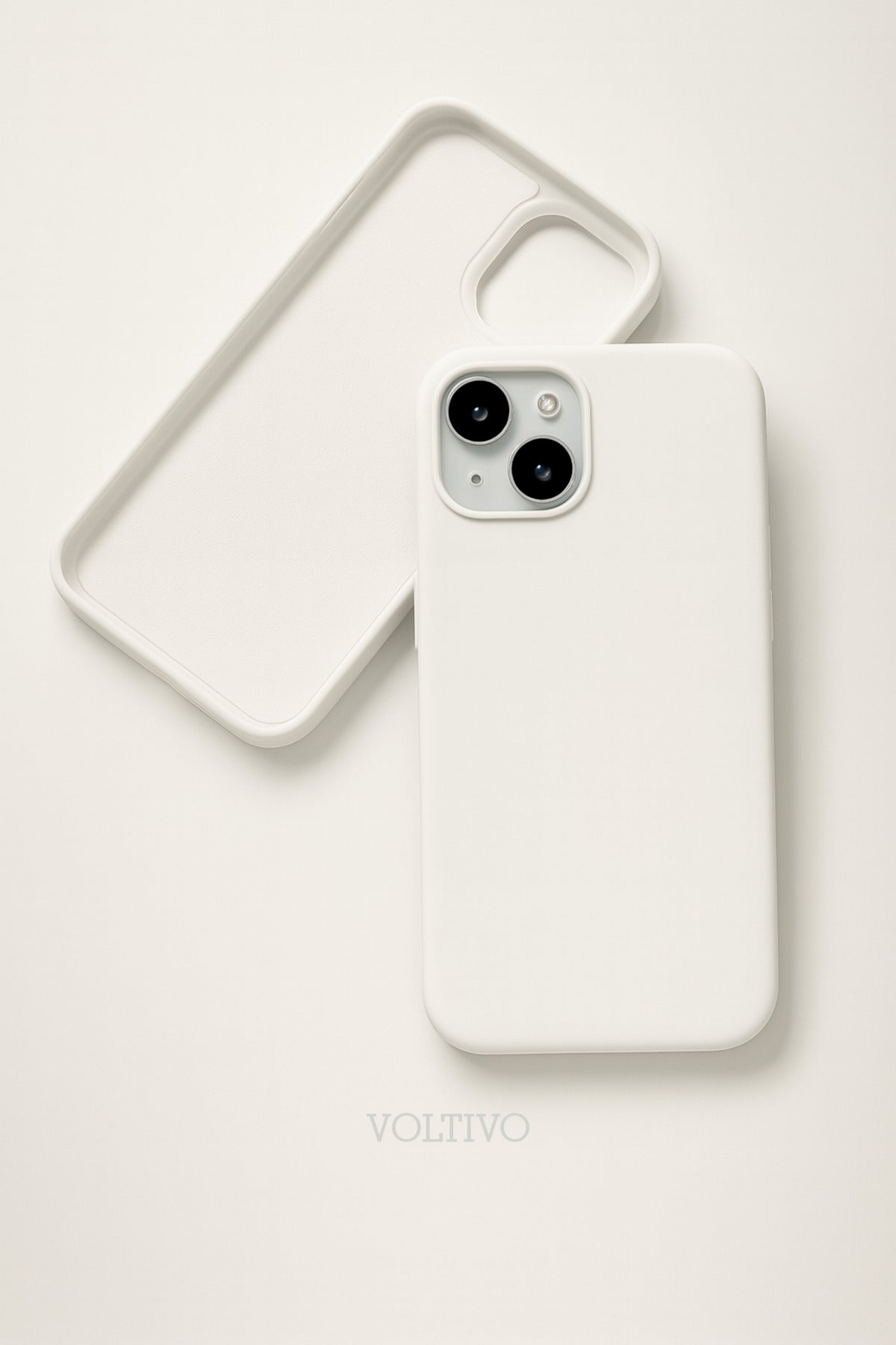 iPhone 13 ve iPhone 14 Uyumlu İçi Kadife Lansman Silikon Kılıf