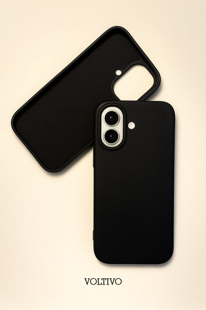 iPhone 16 Uyumlu İçi Kadife Lansman Silikon Kılıf