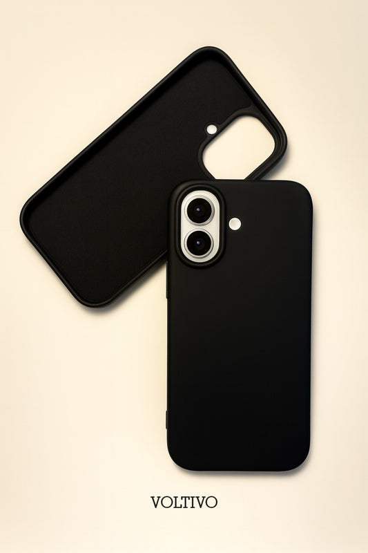 iPhone 16 Uyumlu İçi Kadife Lansman Silikon Kılıf