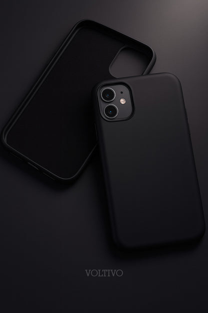 İphone 11 Uyumlu İçi Kadife Lansman Silikon Kılıf