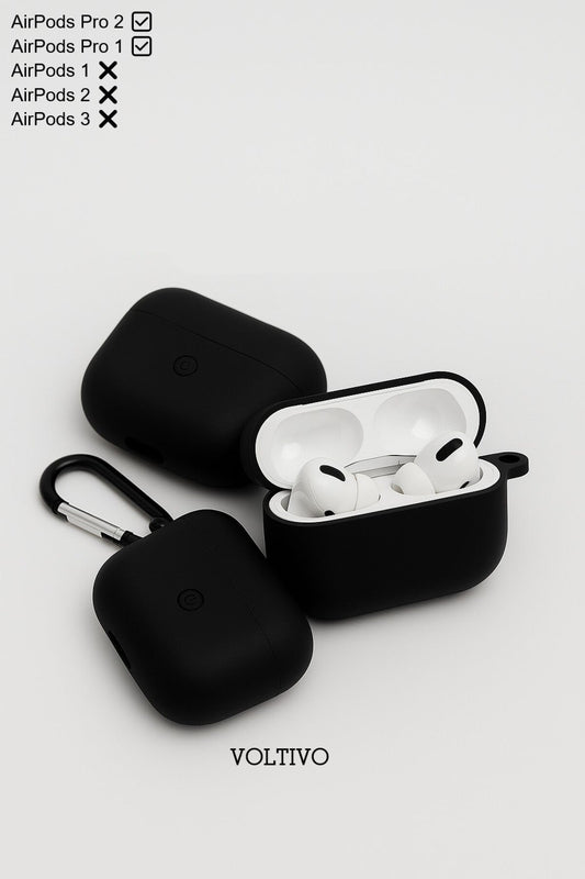 Air Pods Pro 1. Nesil Ve Pro 2. Nesil Uyumlu Renkli Kir Tutmaz Silikon Kancalı Kılıf