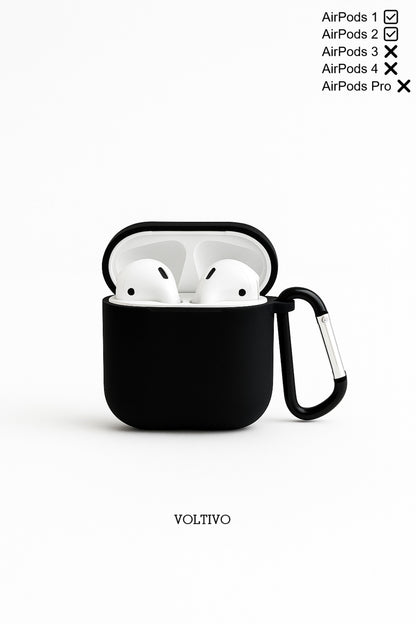 Air Pods 1. Nesil Ve 2. Nesil Uyumlu Renkli Kir Tutmaz Silikon Kancalı Kılıf