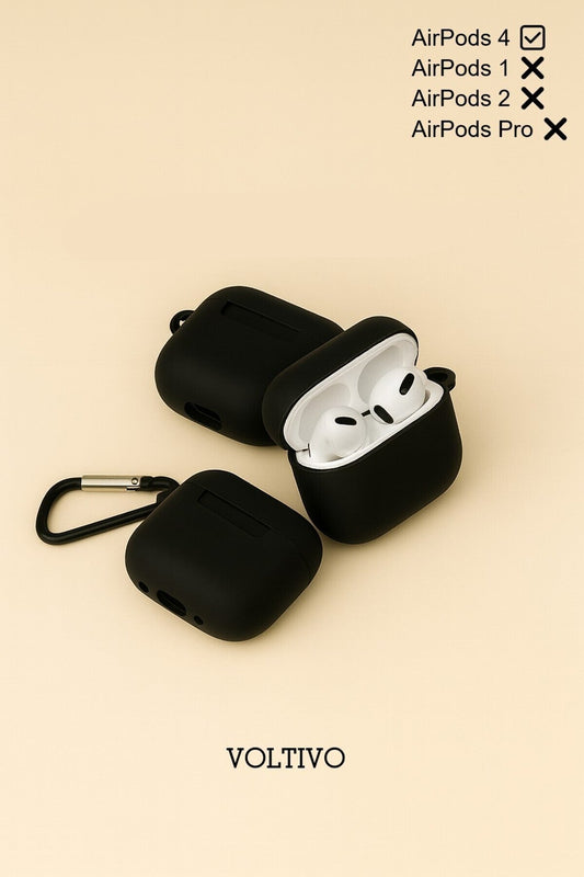 Air Pods 4. Nesil Uyumlu Renkli Kir Tutmaz Silikon Kancalı Kılıf