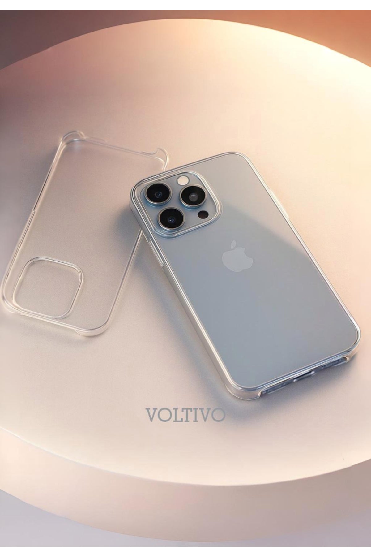 iPhone 15 Pro Max - Sert Mika Şeffaf SARARMAZ İnce Altı Kesik Premium Kılıf