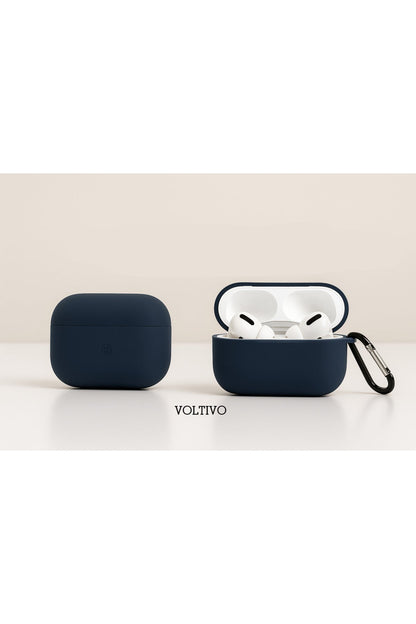 Air Pods Pro 3. Nesil Uyumlu Renkli Kir Tutmaz Silikon Kancalı Kılıf
