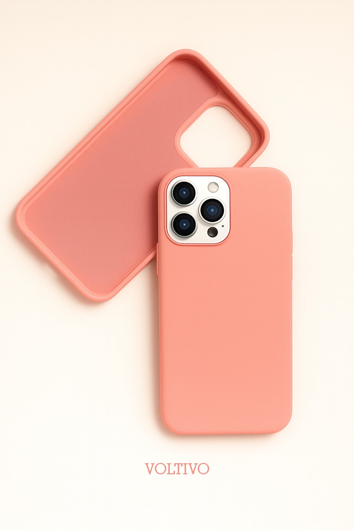 iPhone 15 Pro Max Uyumlu İçi Kadife Lansman Silikon Kılıf