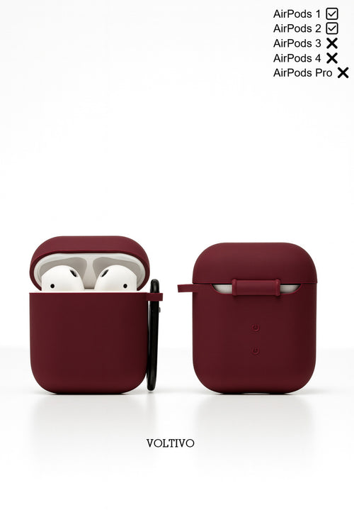 Air Pods 1. Nesil Ve 2. Nesil Uyumlu Renkli Kir Tutmaz Silikon Kancalı Kılıf