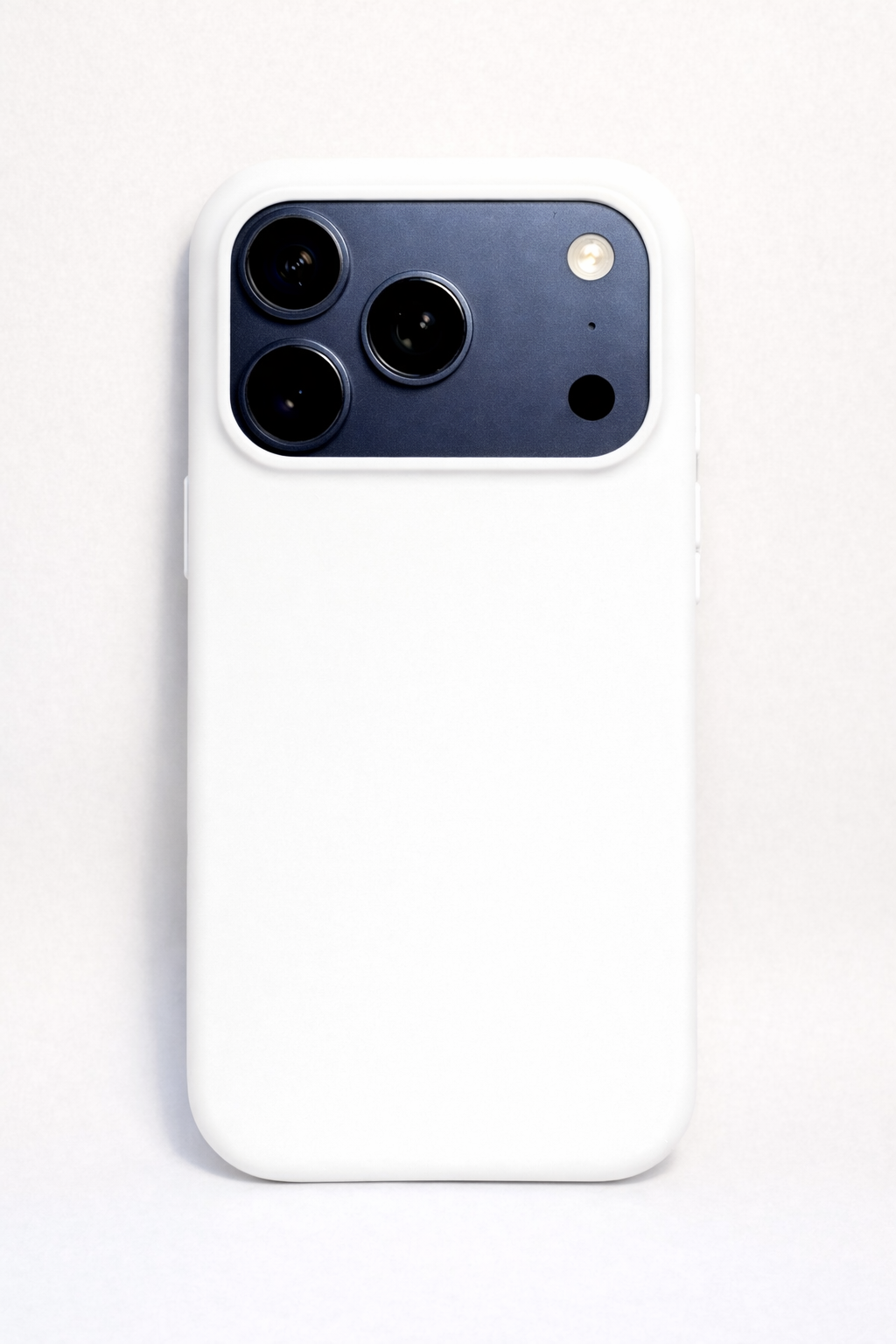 Apple iPhone Beyaz Premium Dokulu Silikon